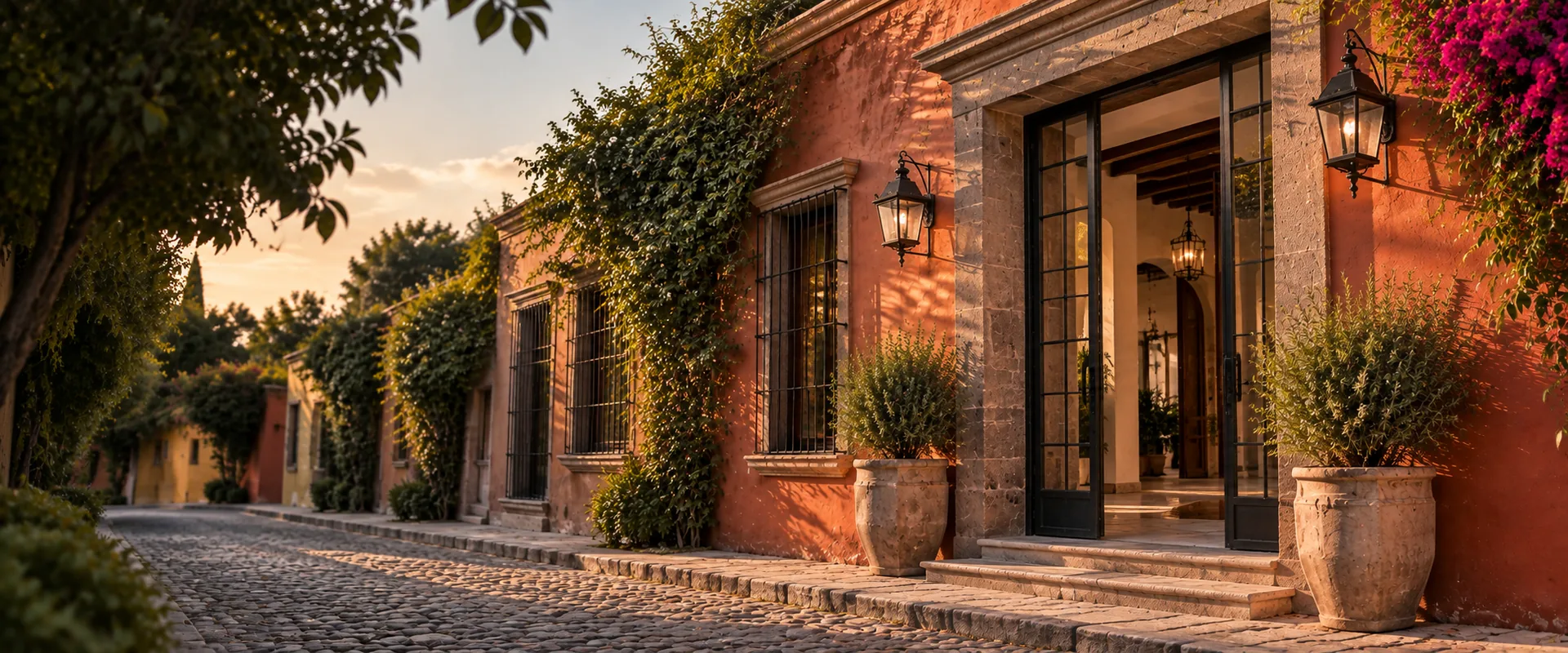 Propiedad comercial de estilo colonial